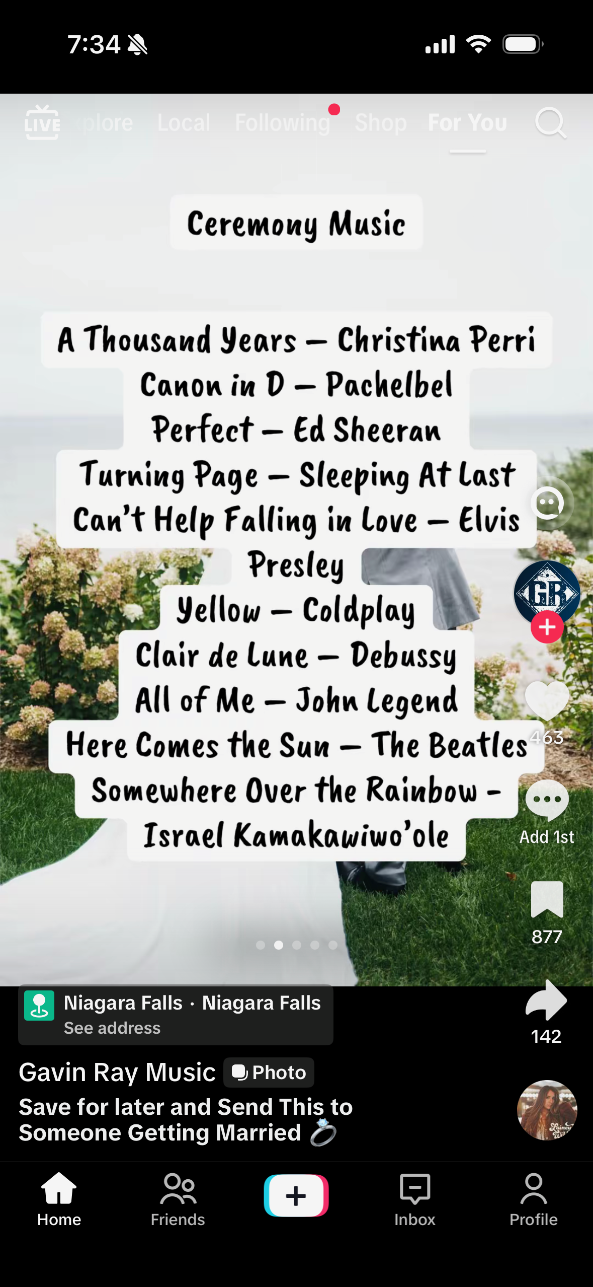 Ceremony music source